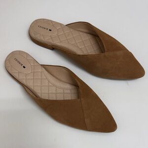 Birdies Women's Brown Suede Flats